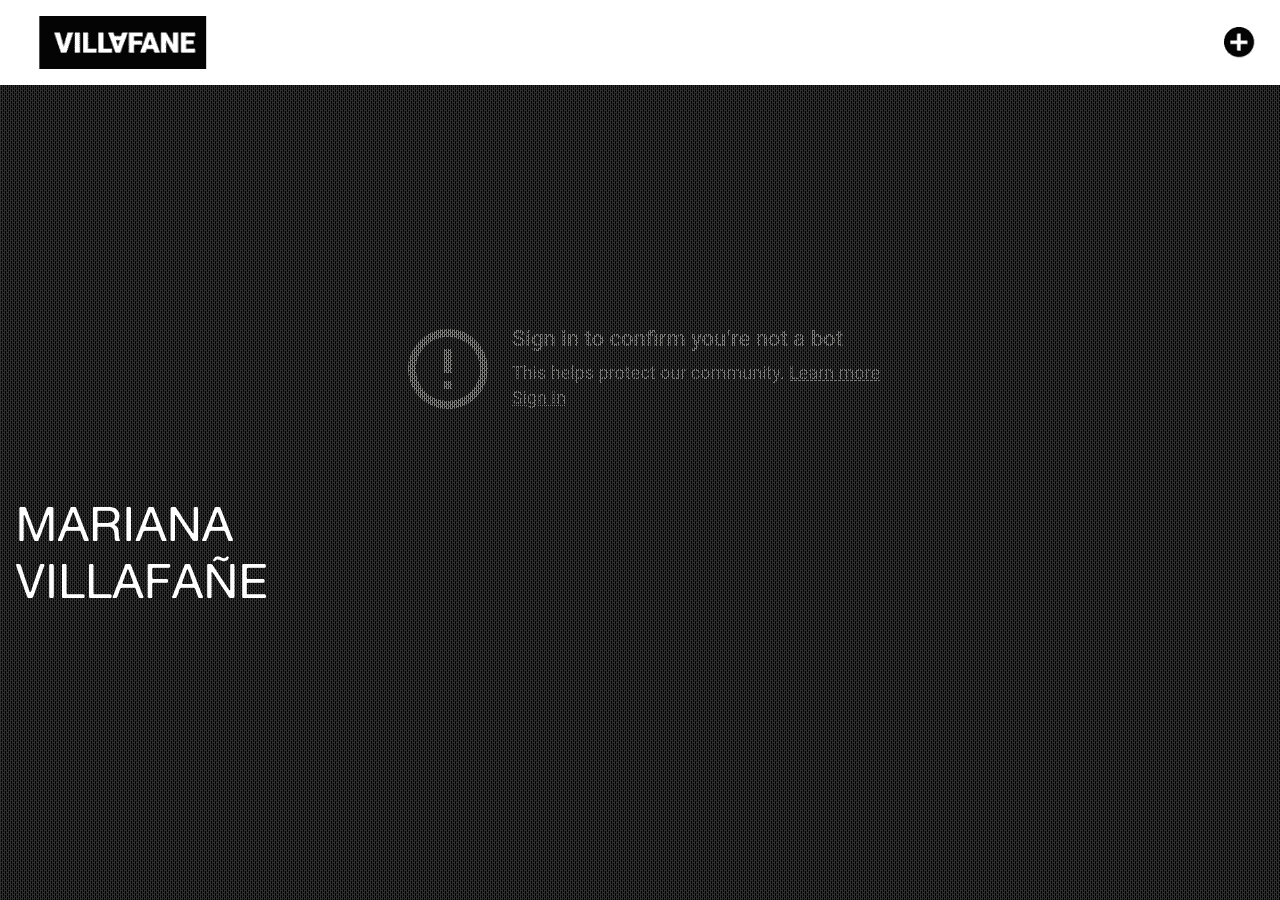 Screenshot of marianavillafane.com