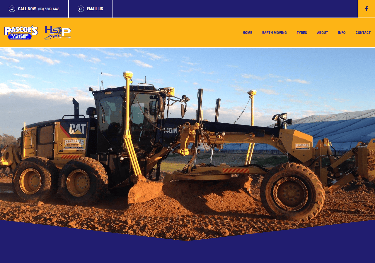 Screenshot of pascoeearth.com.au