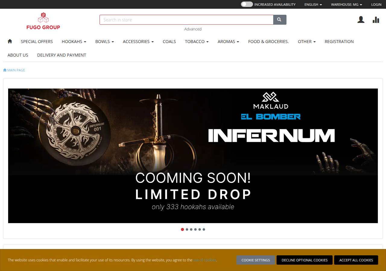 Screenshot of fugo-group.com