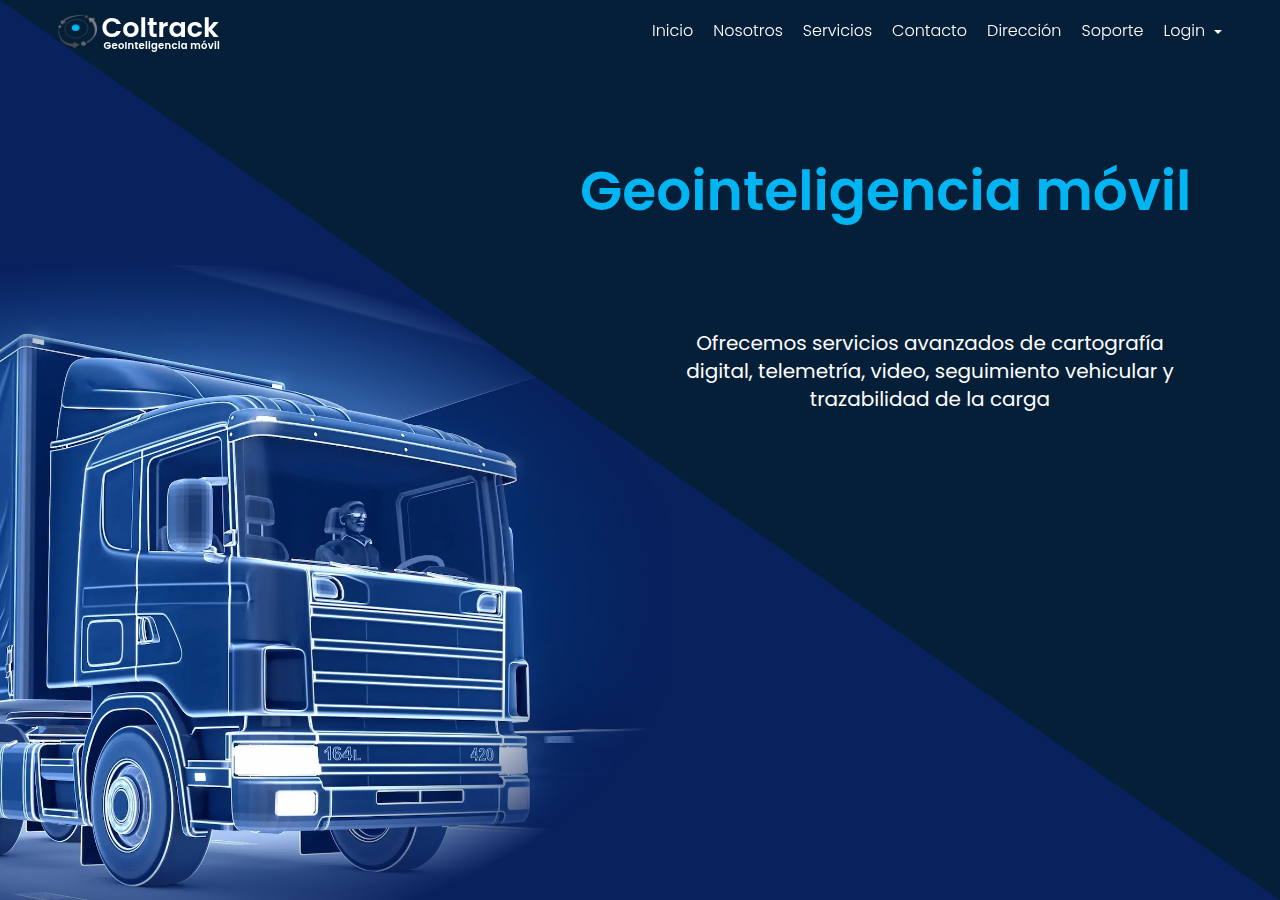 Screenshot of coltrack.com