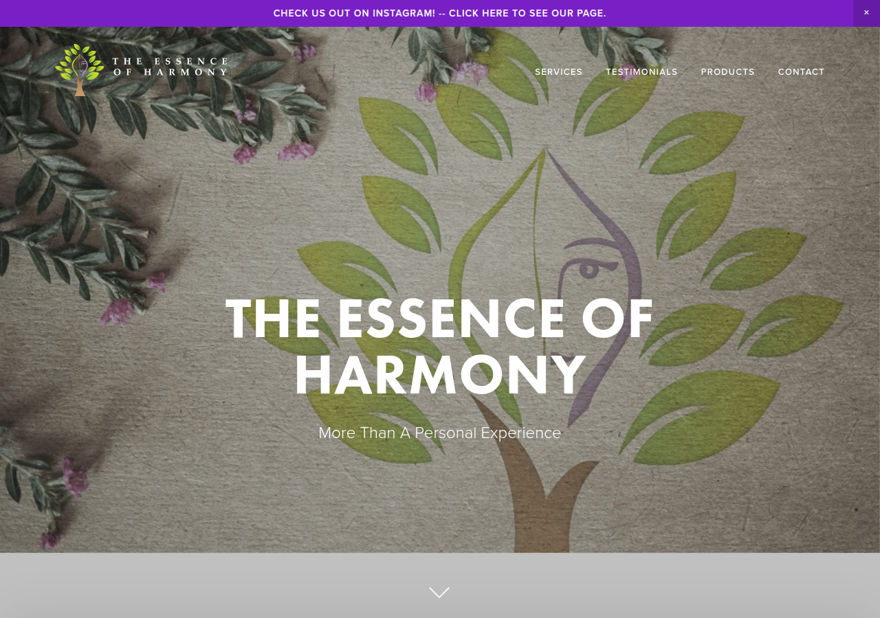 Screenshot of theessenceofharmony.com