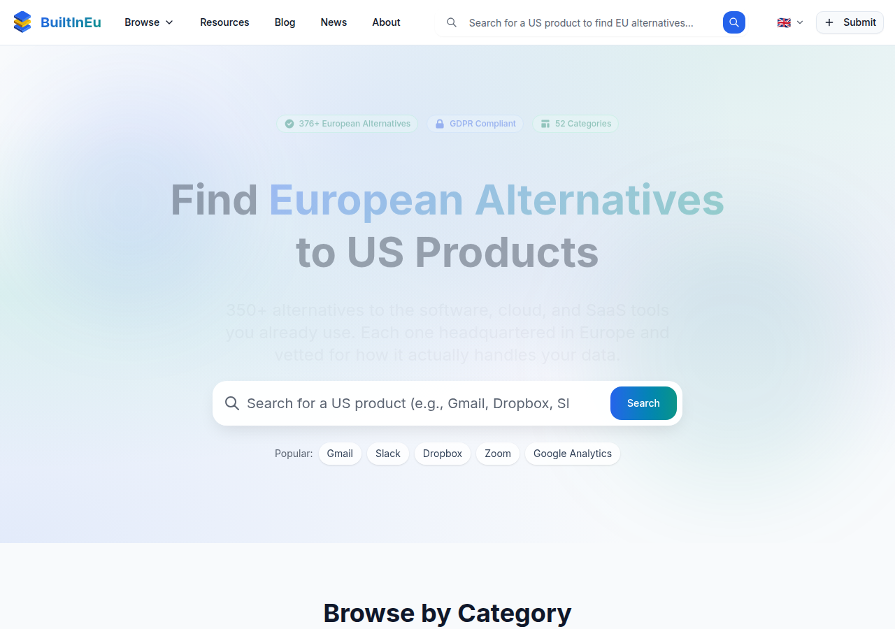 Screenshot of builtineu.eu