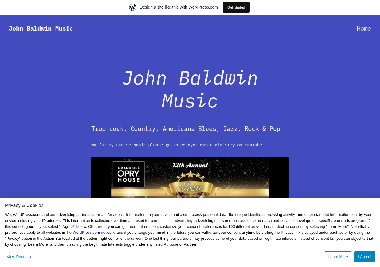 Screenshot of music.blog