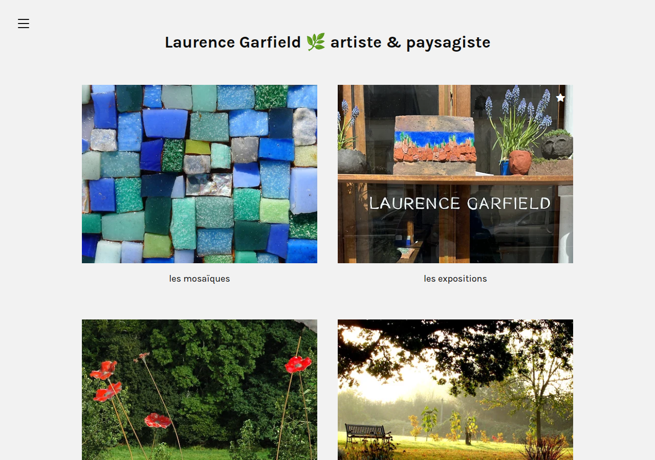 Screenshot of laurence-garfield.com