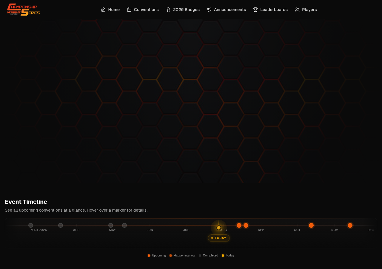 Screenshot of nrgevents.gg