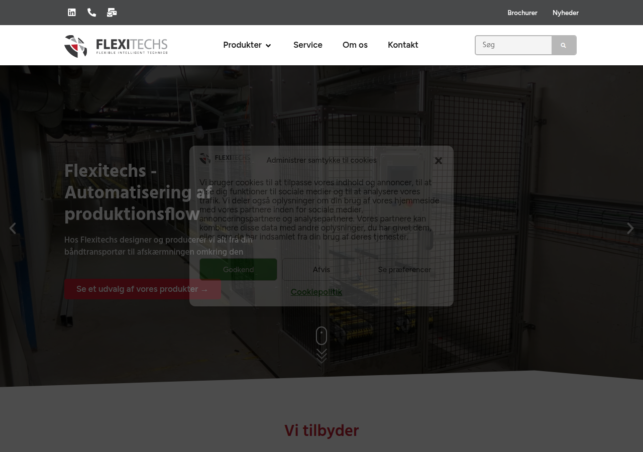 Screenshot of flexitechs.dk