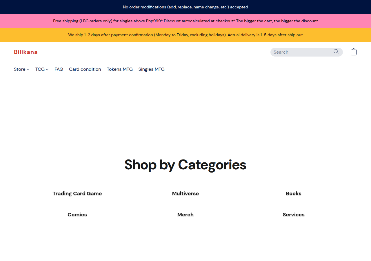 Screenshot of bilikana.com