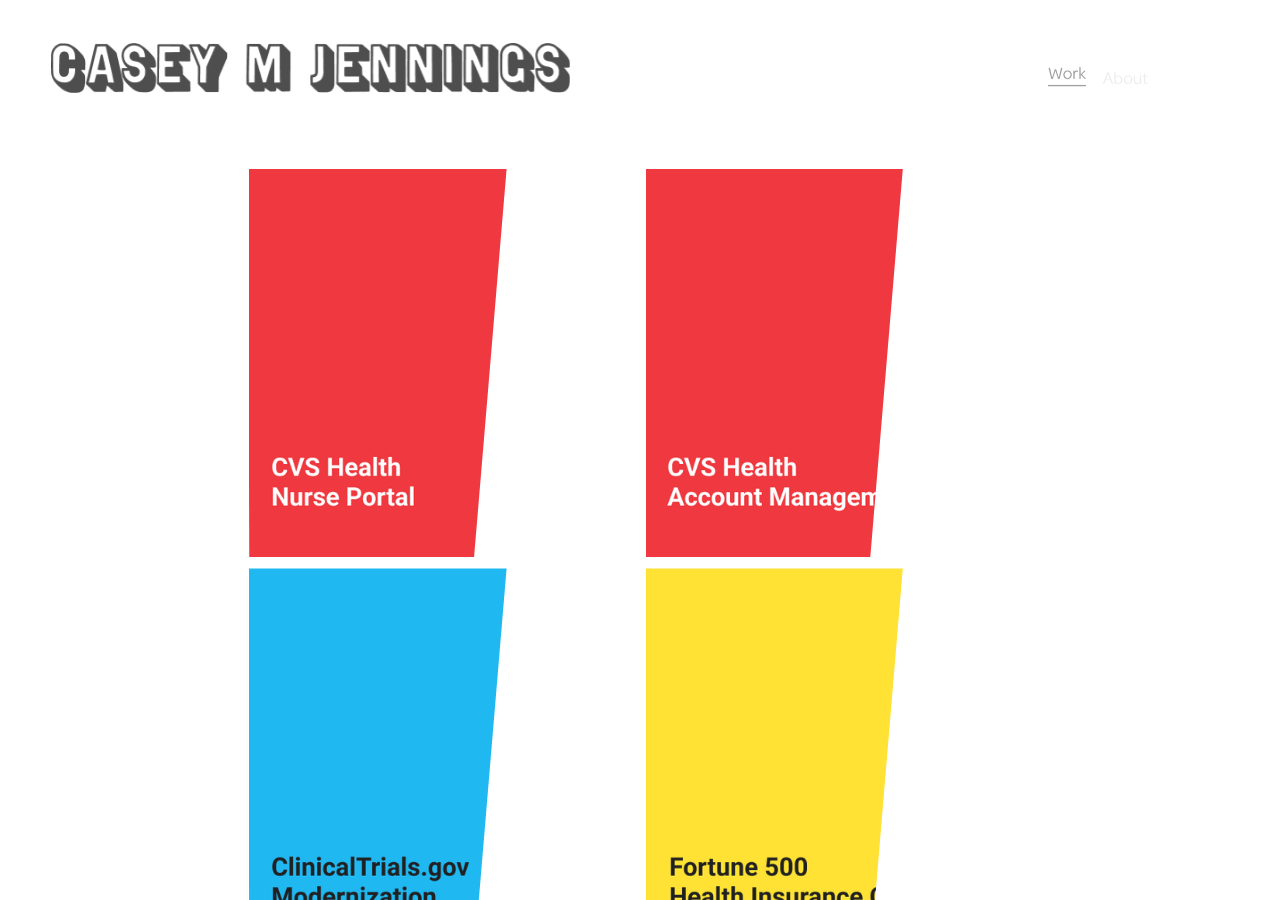 Screenshot of caseymjennings.com