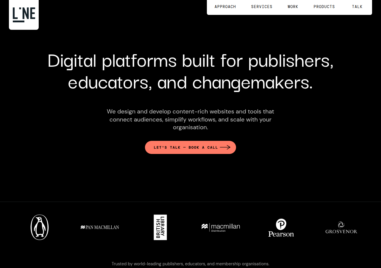 Screenshot of lineindustries.com