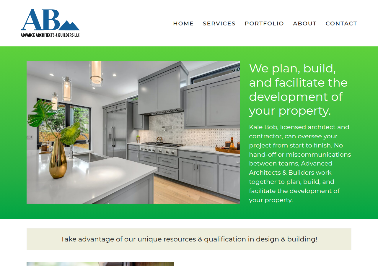 Screenshot of advancearchitectshi.com