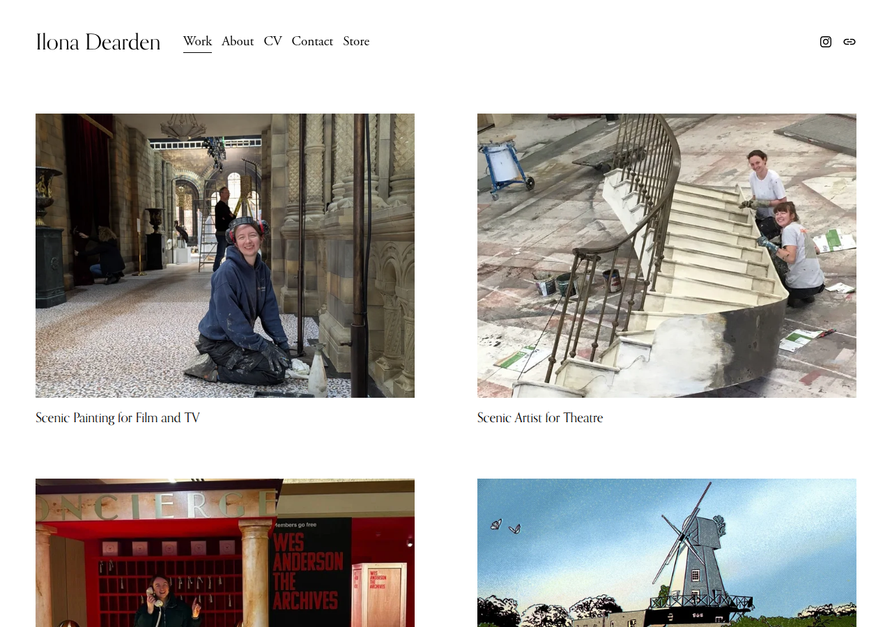Screenshot of ilonadearden.co.uk