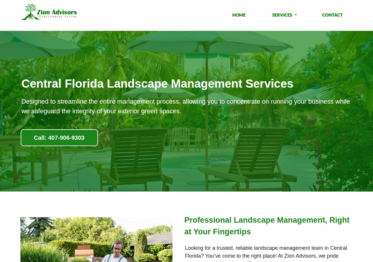Screenshot of zionadvisors.com