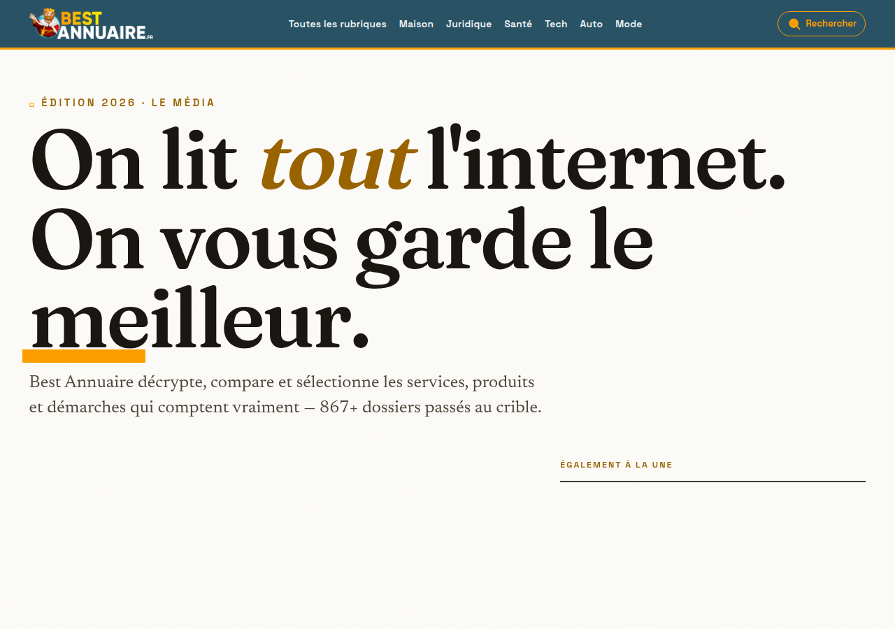 Screenshot of bestannuaire.fr