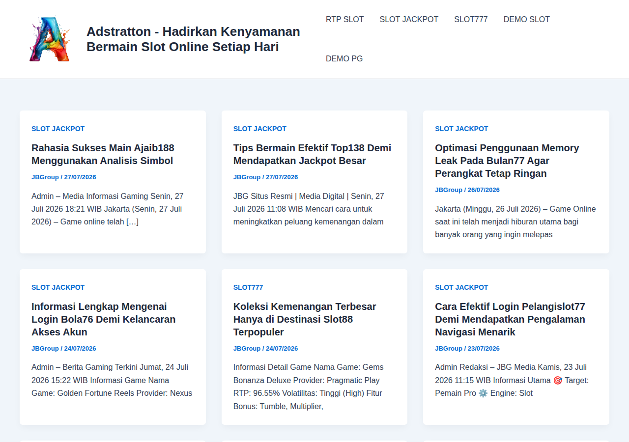 Screenshot of adstratton.com