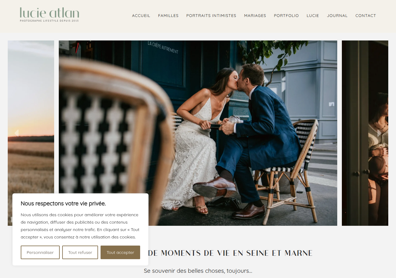 Screenshot of lucieatlan.com