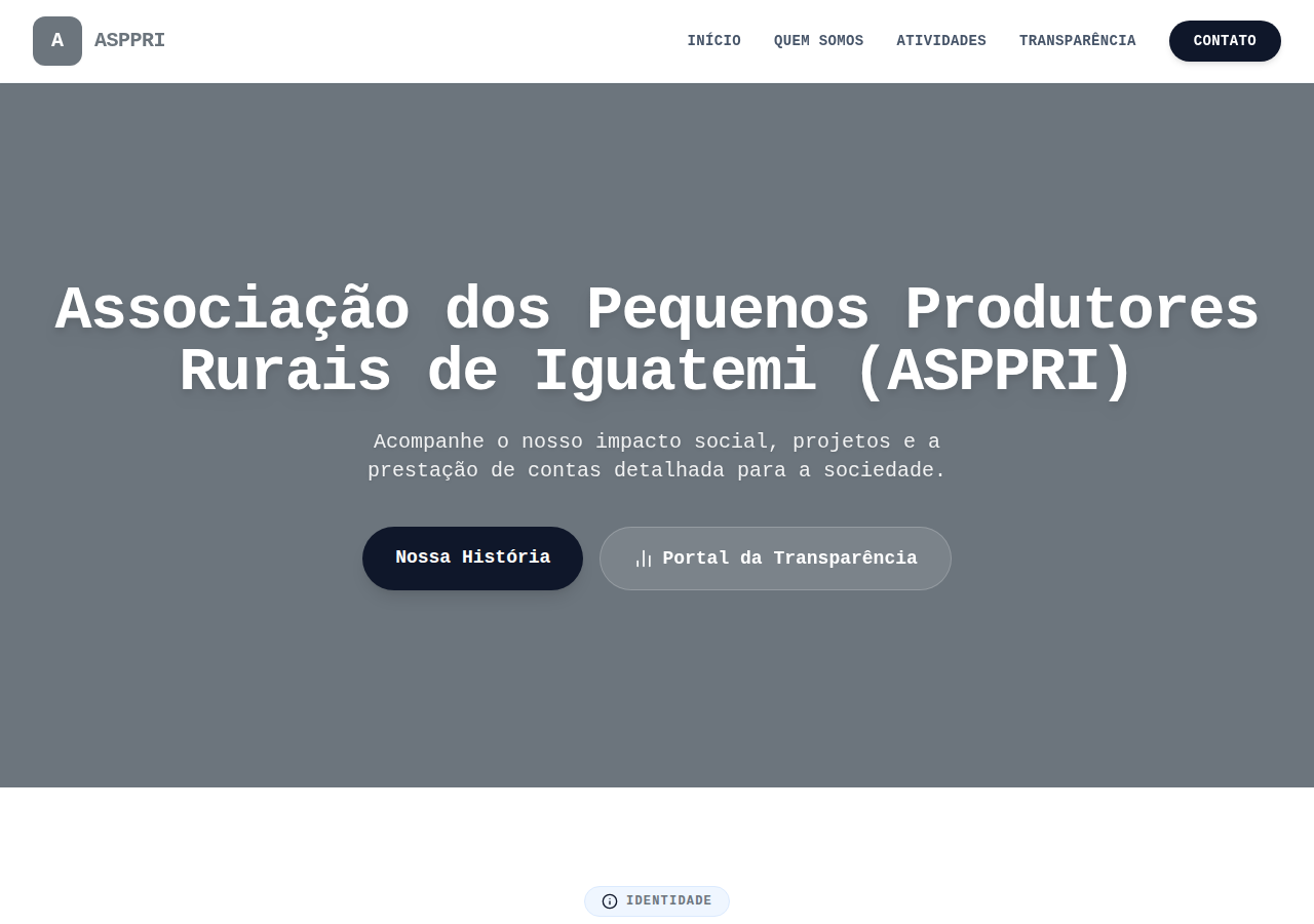 Screenshot of aspri.com.br