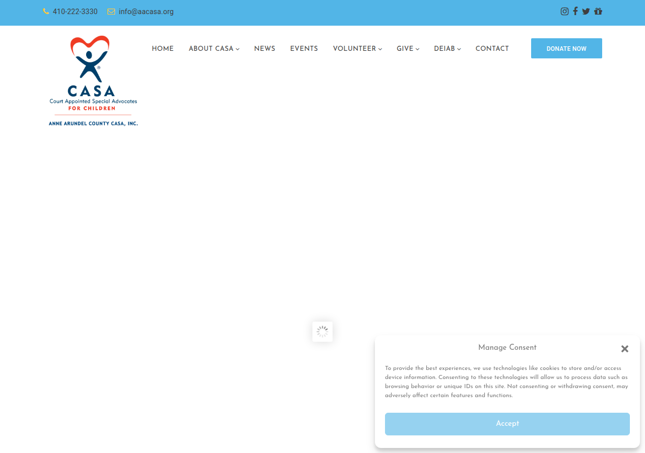 Screenshot of aacasa.org