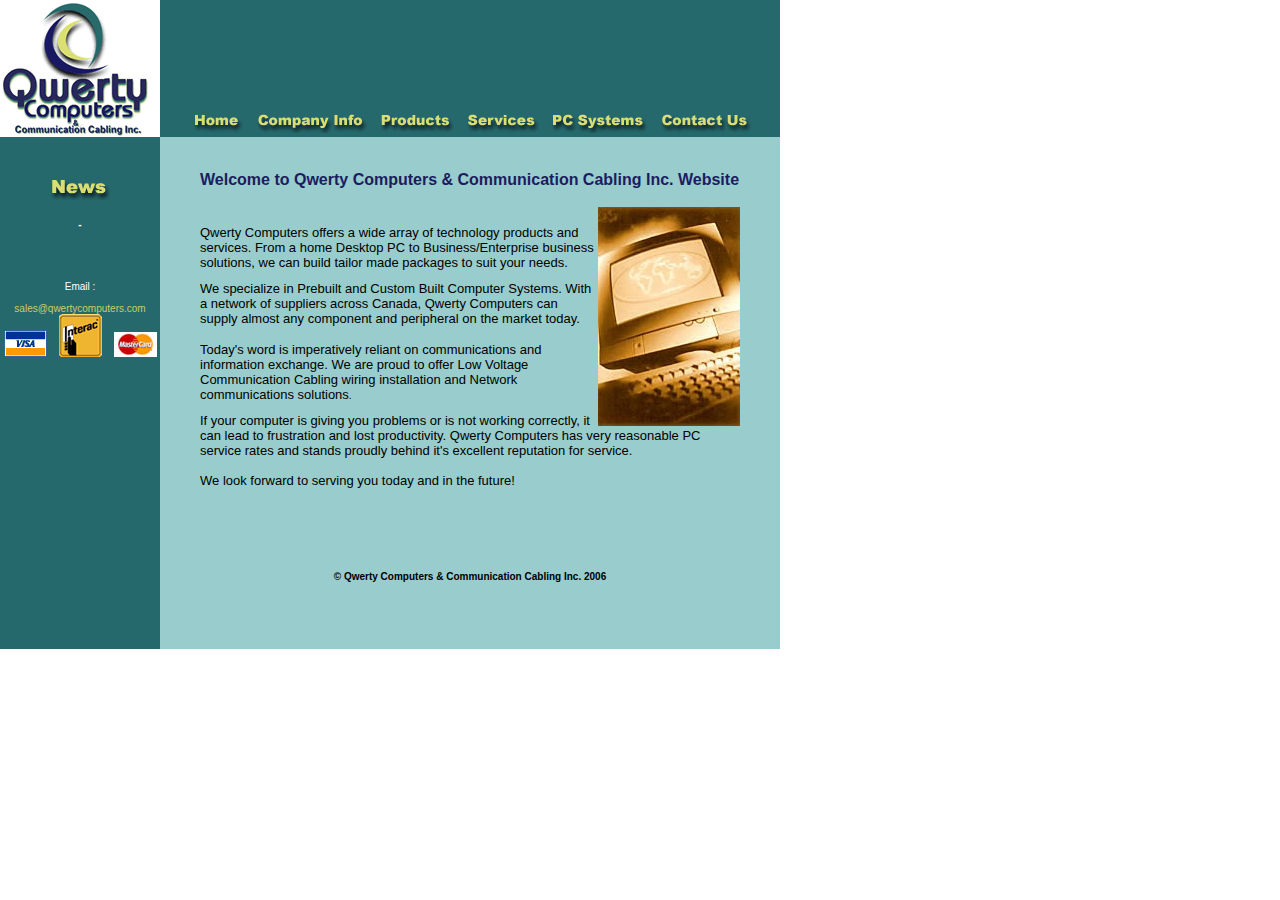 Screenshot of qwertycomputers.com