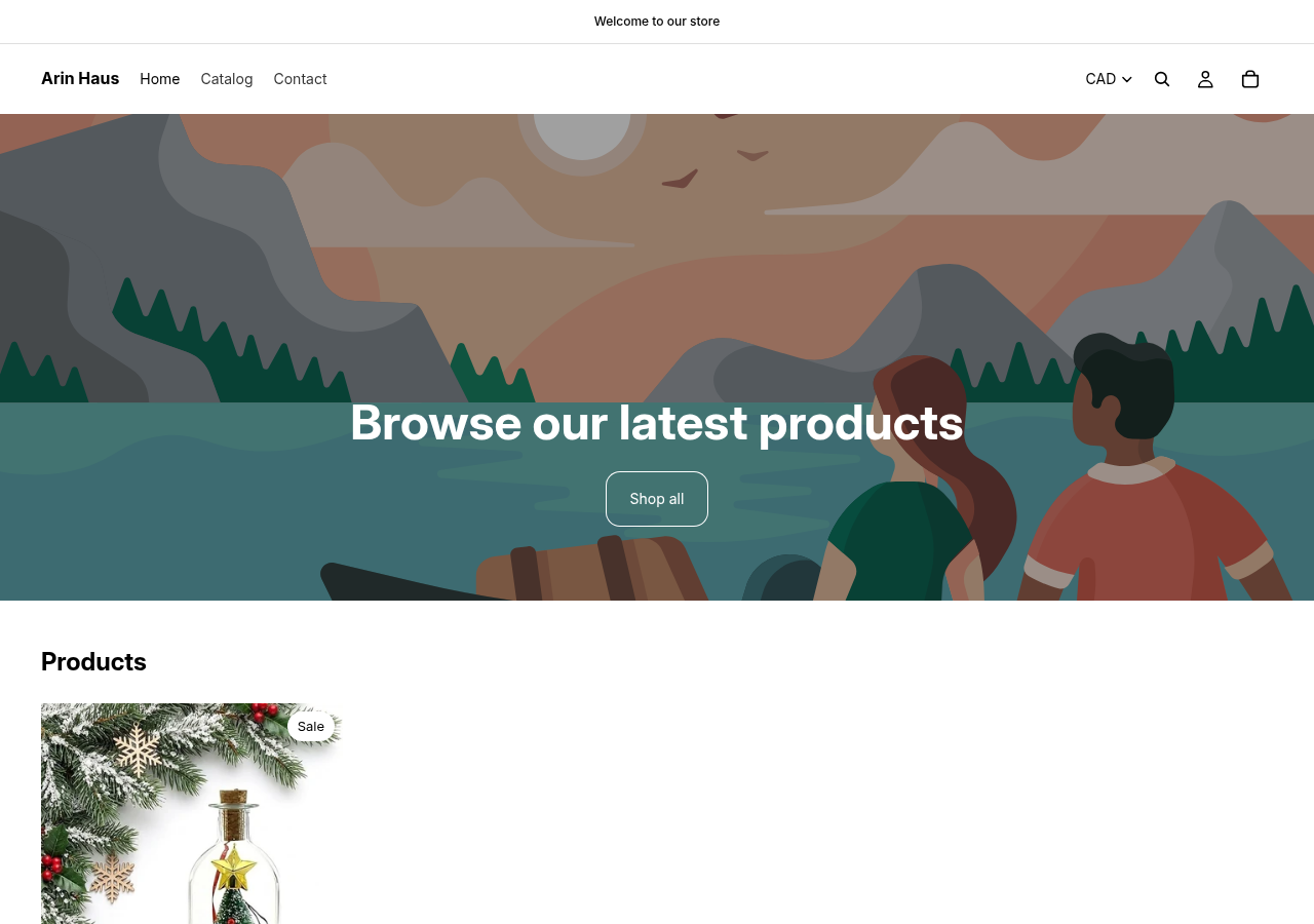 Screenshot of arinhaus.com