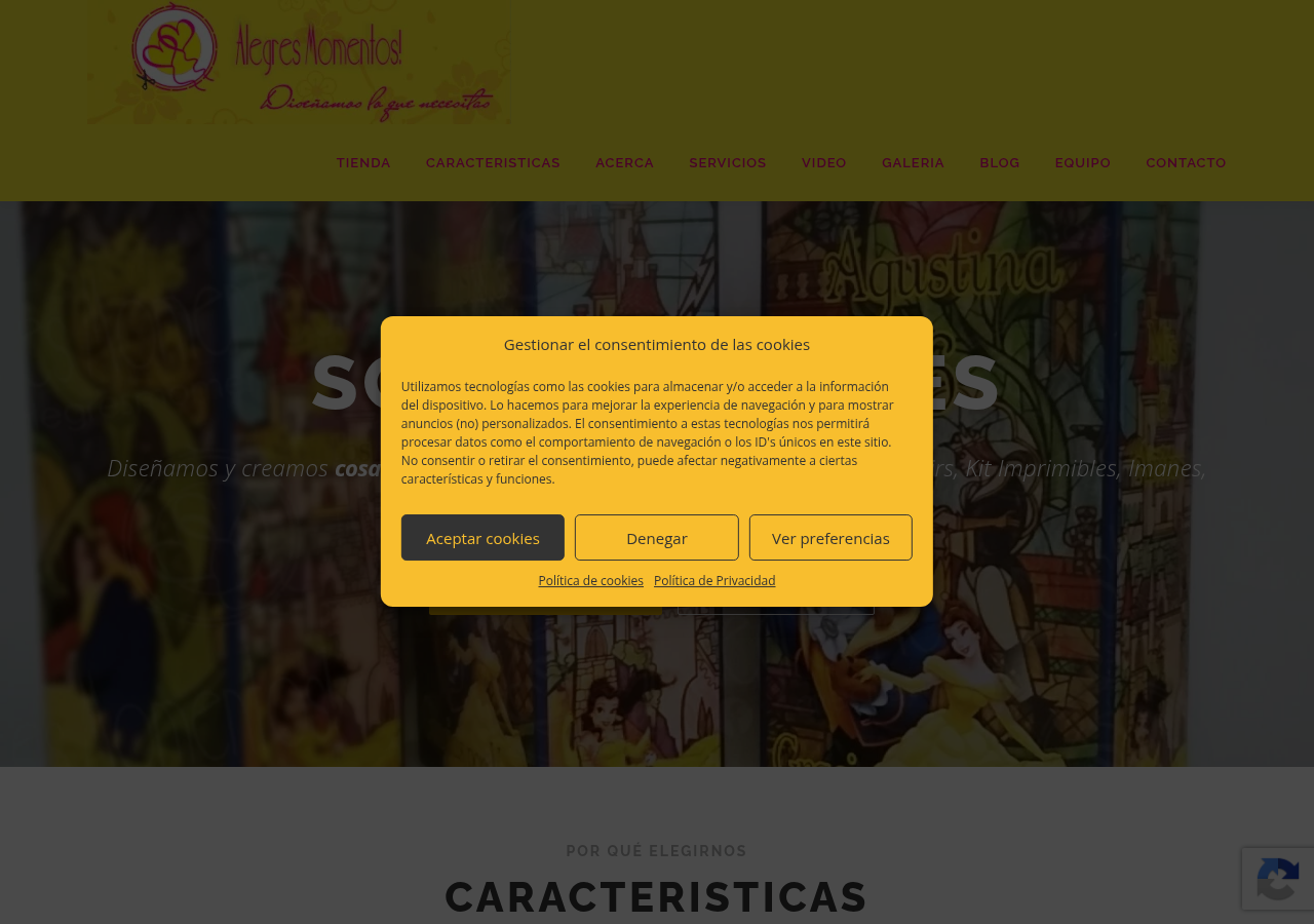 Screenshot of alegresmomentos.com