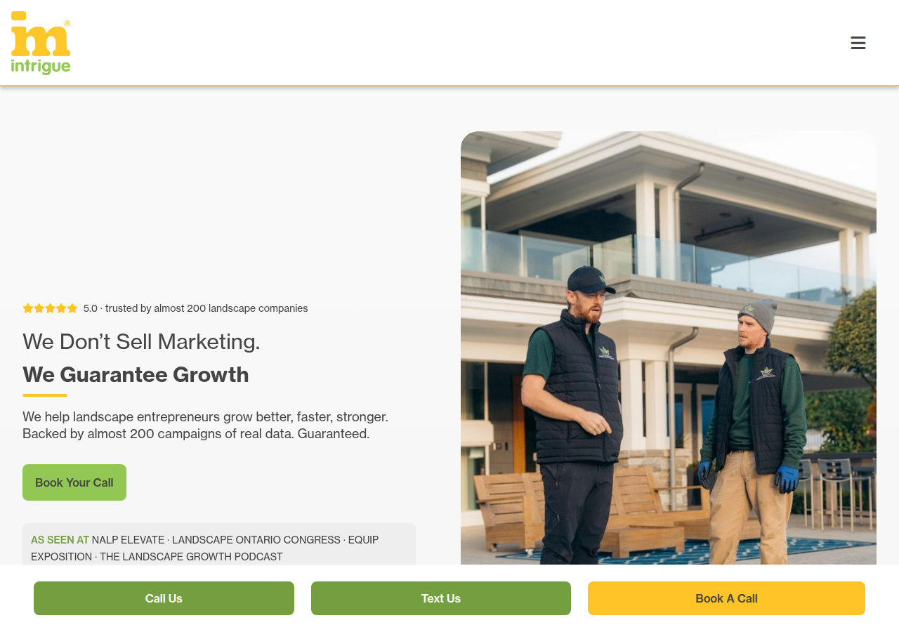 Screenshot of intriguemedia.com