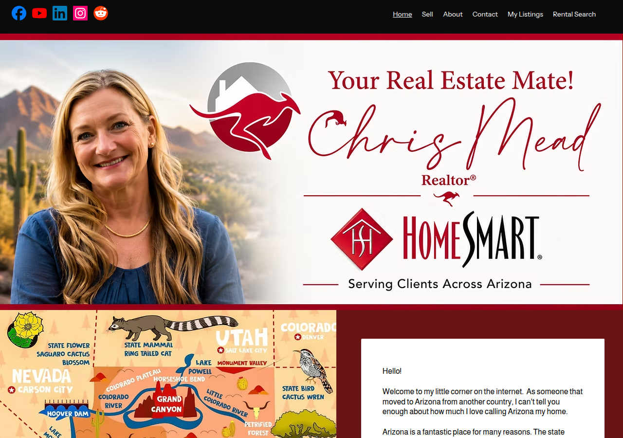 Screenshot of chrismeadrealtor.com