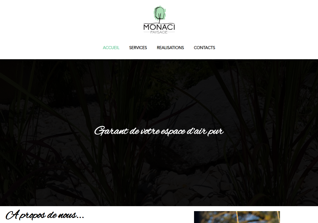 Screenshot of monacipaysage.com