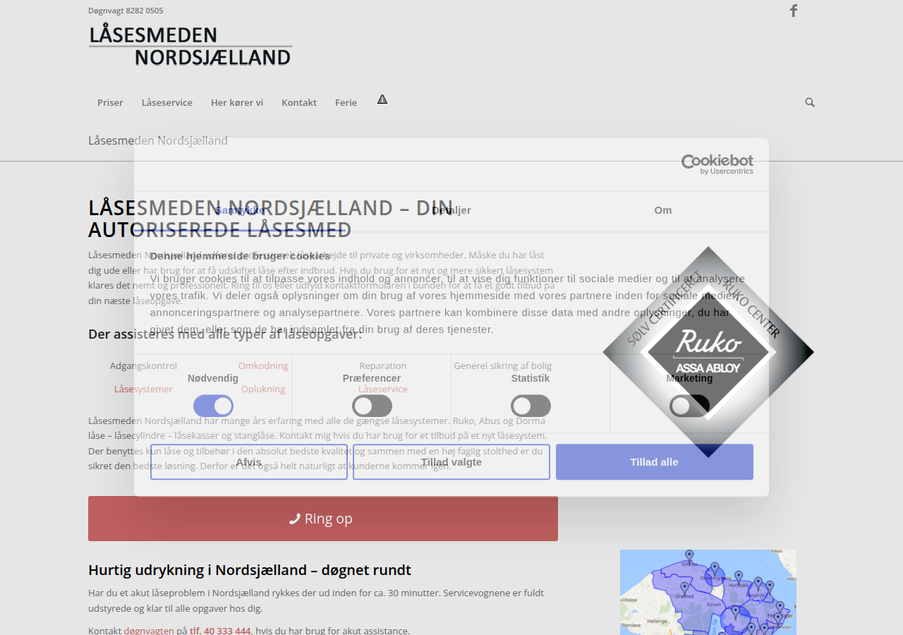 Screenshot of laasop.dk