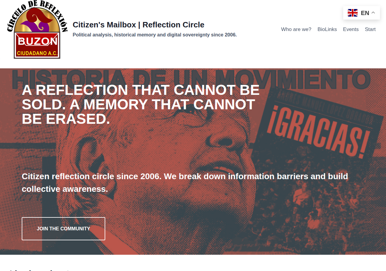 Screenshot of buzonciudadano.org