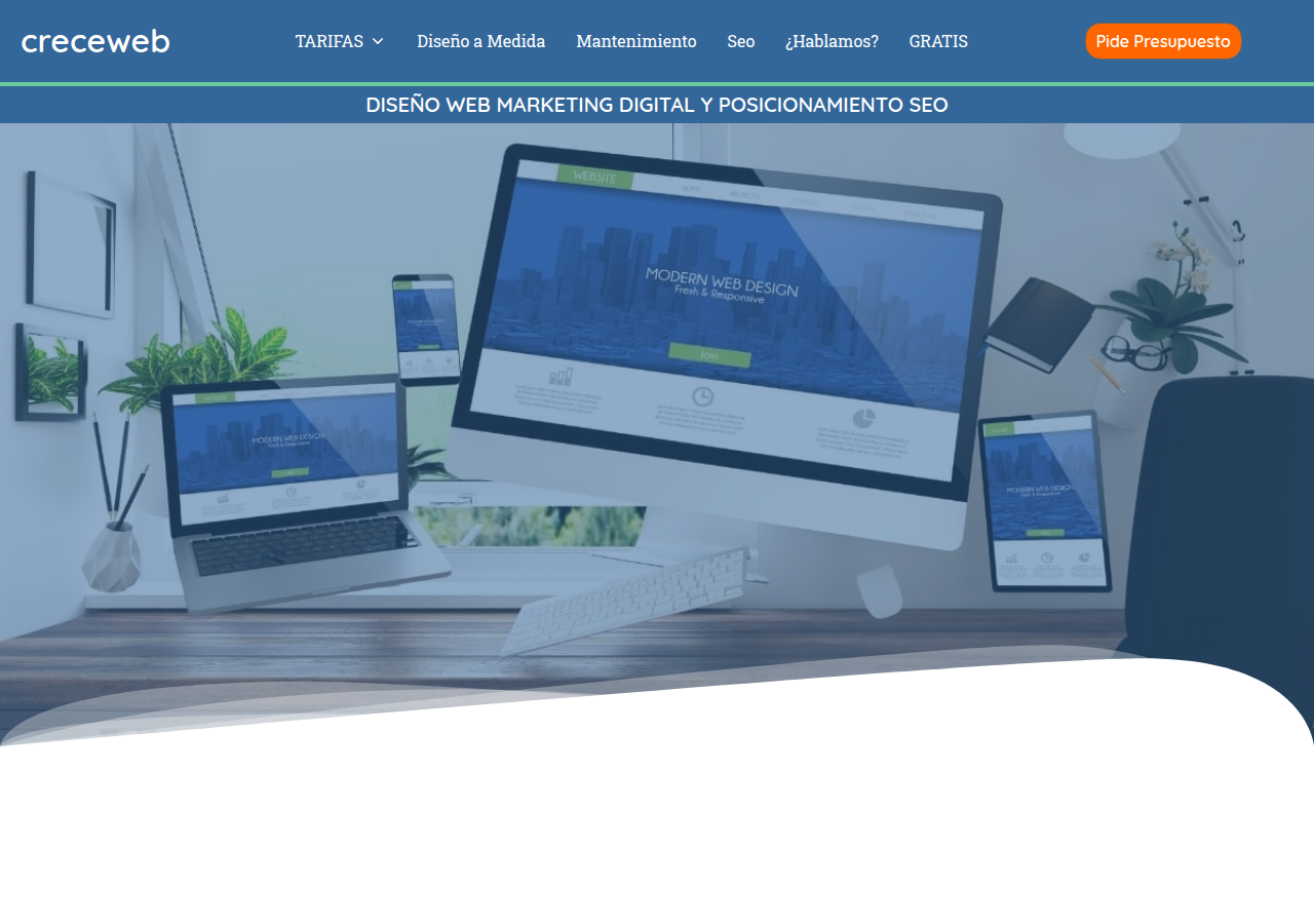 Screenshot of creceweb.es