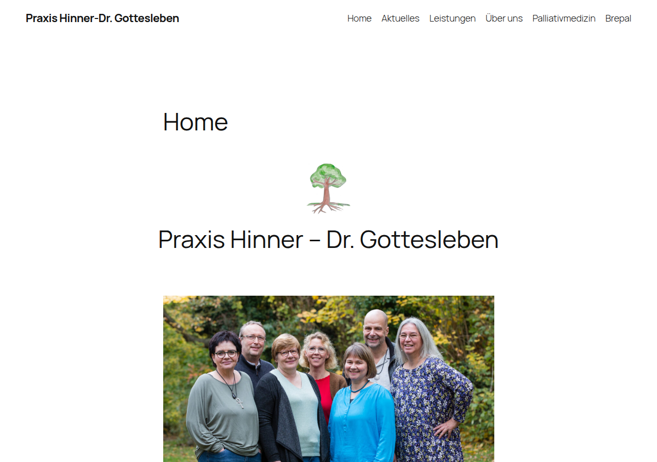 Screenshot of hinner-dr-gottesleben.de