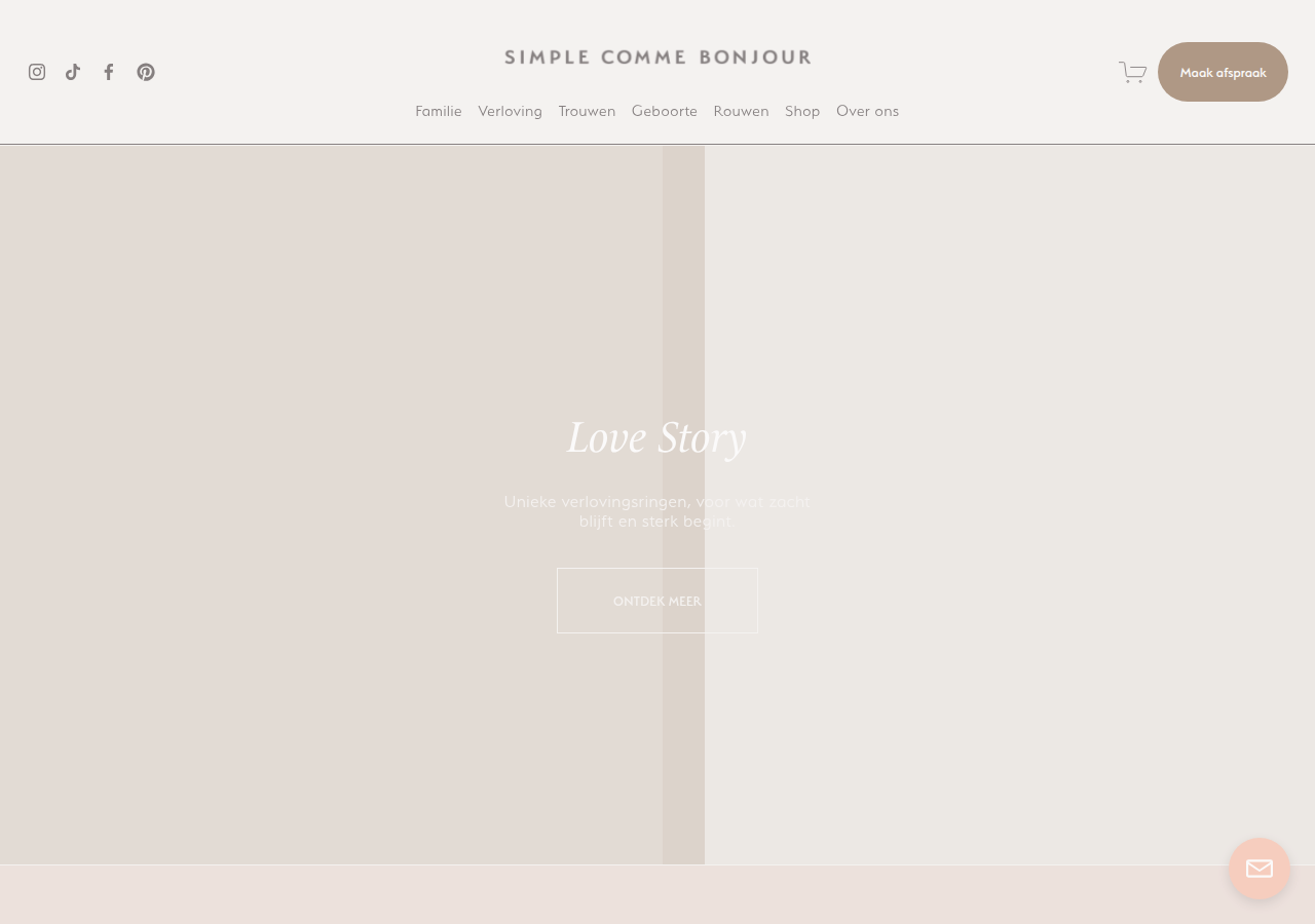 Screenshot of simplecommebonjour.net