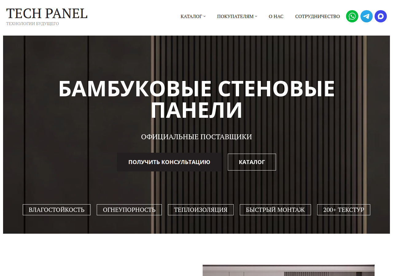 Screenshot of tech-panel.ru
