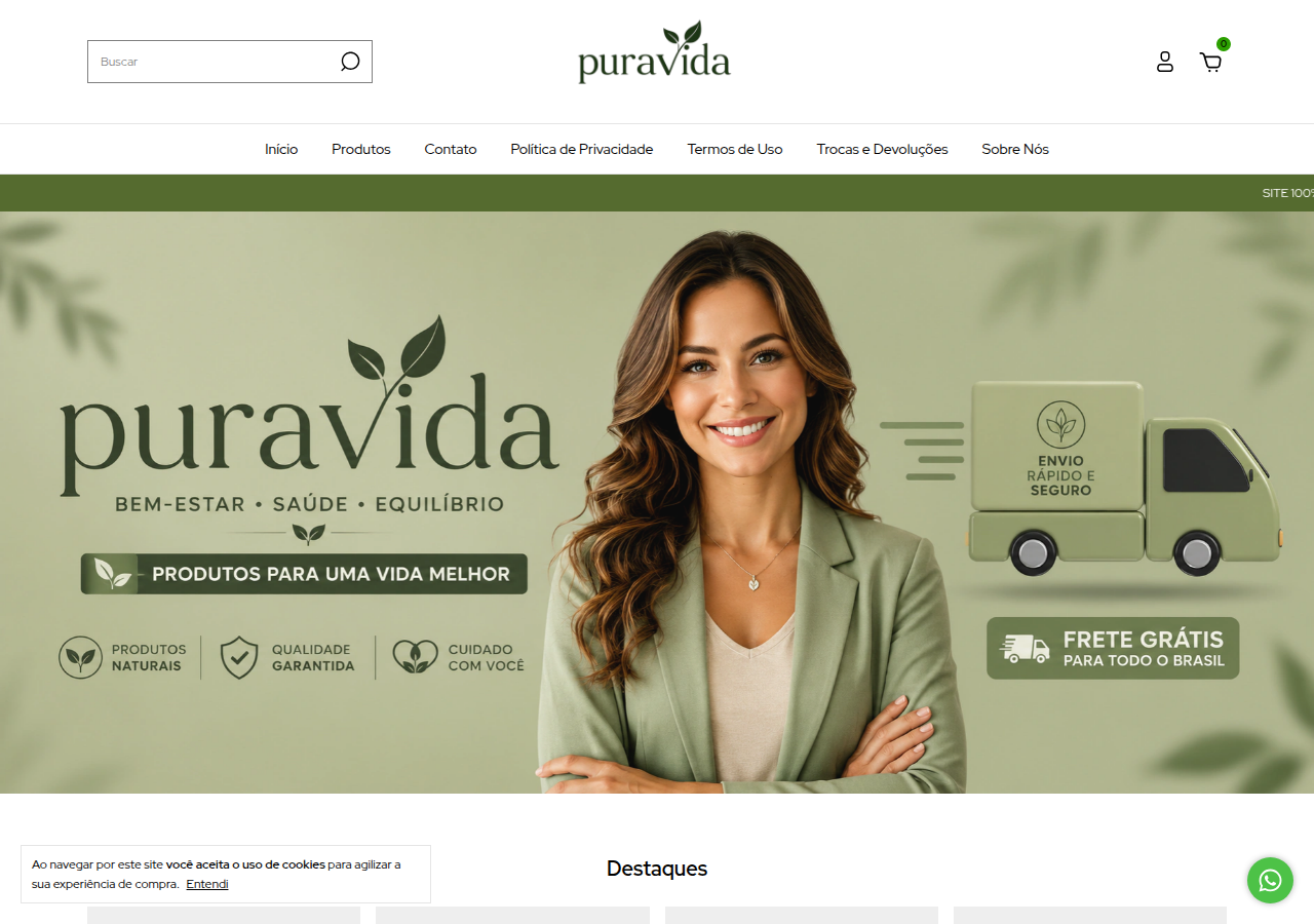 Screenshot of mundopuravida.com