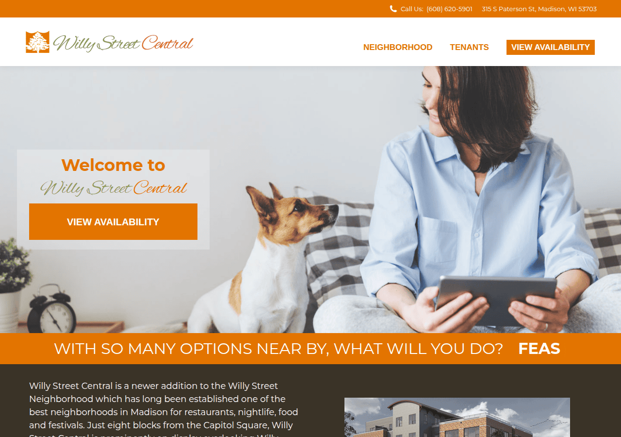 Screenshot of willystreetcentral.com