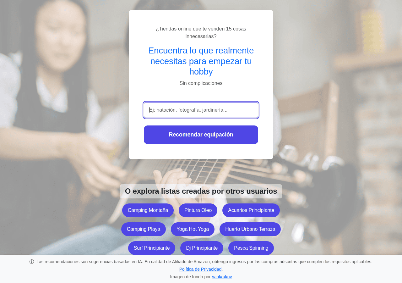 Screenshot of quenecesito.es