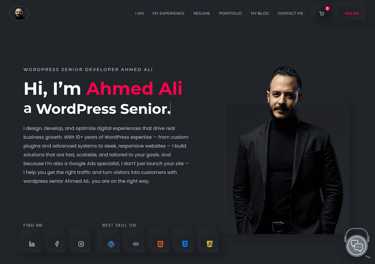 Screenshot of wp-senior.com