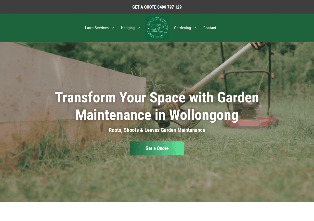 Screenshot of rsalgarden.com