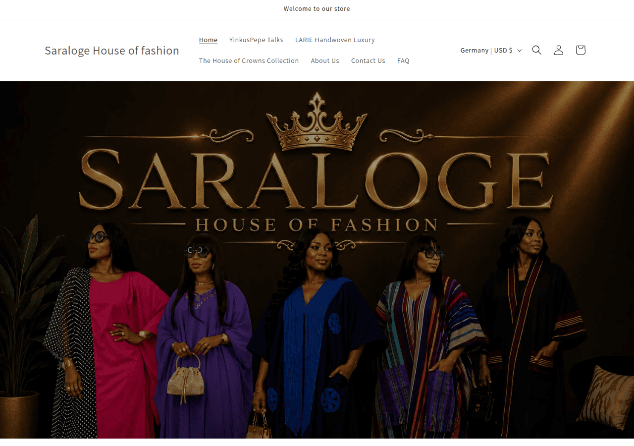 Screenshot of saralogehof.com