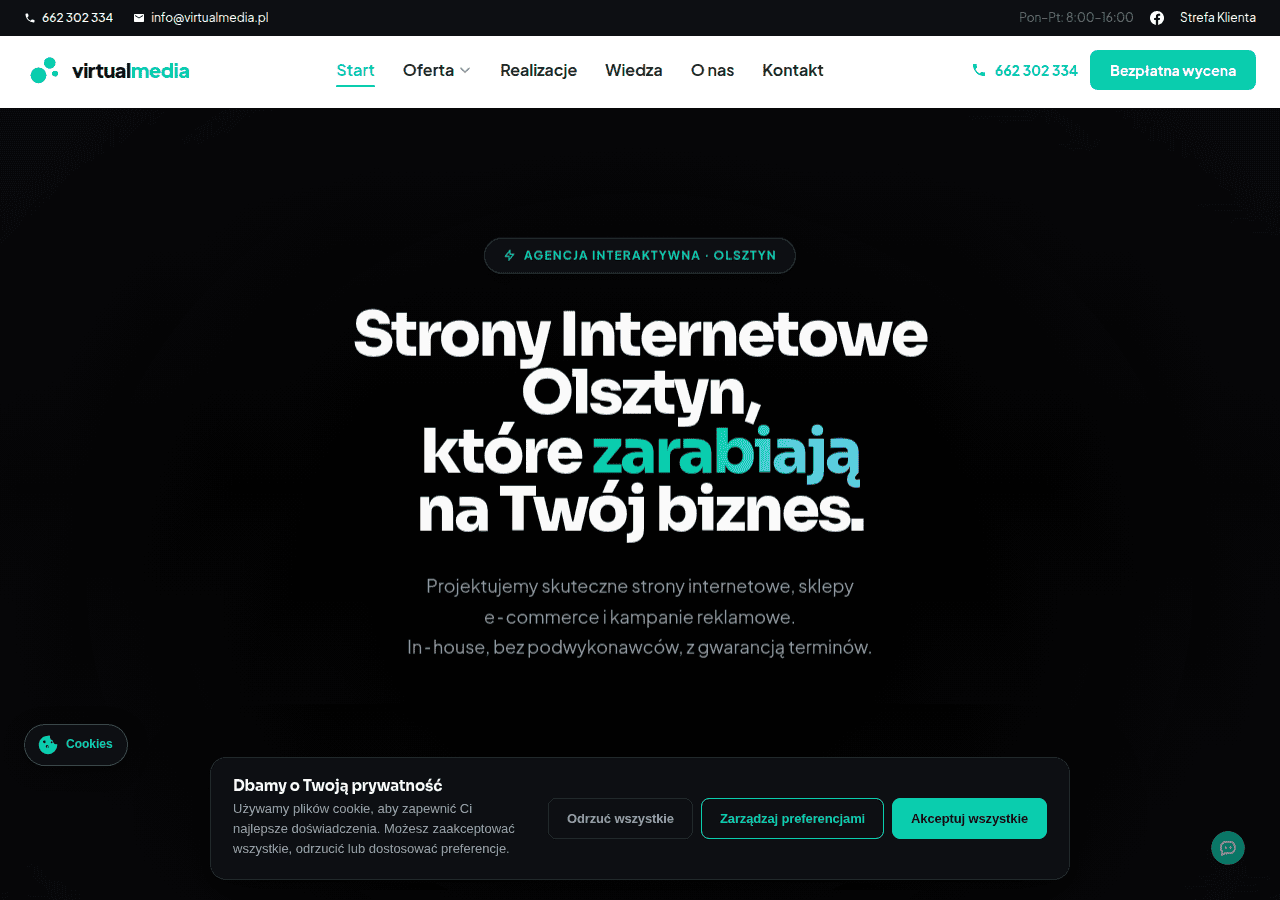 Screenshot of virtualmedia.pl