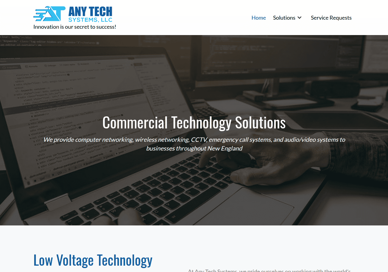 Screenshot of anytechsystems.com
