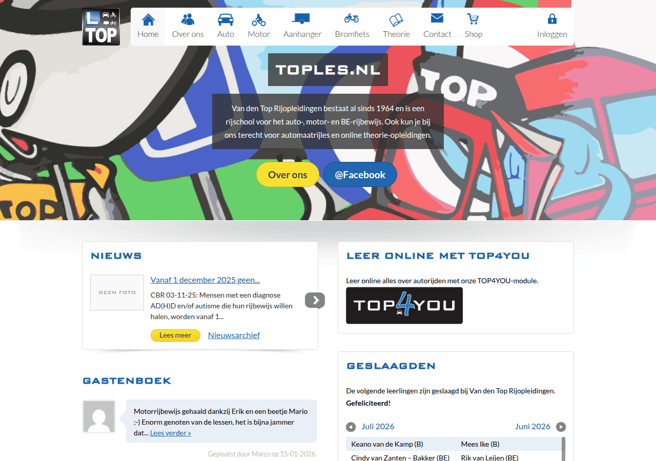 Screenshot of toples.nl