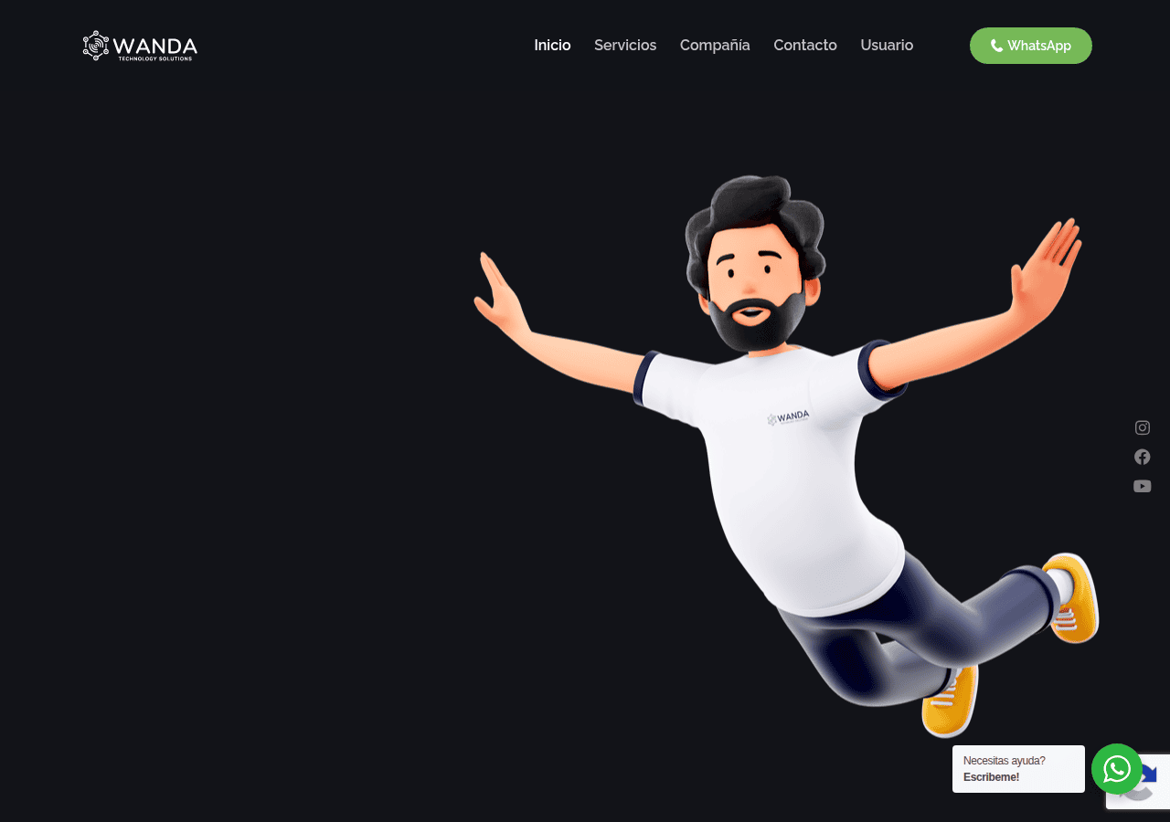 Screenshot of wandasolutions.com