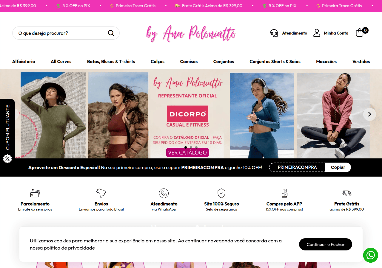 Screenshot of byanapoloniatto.com