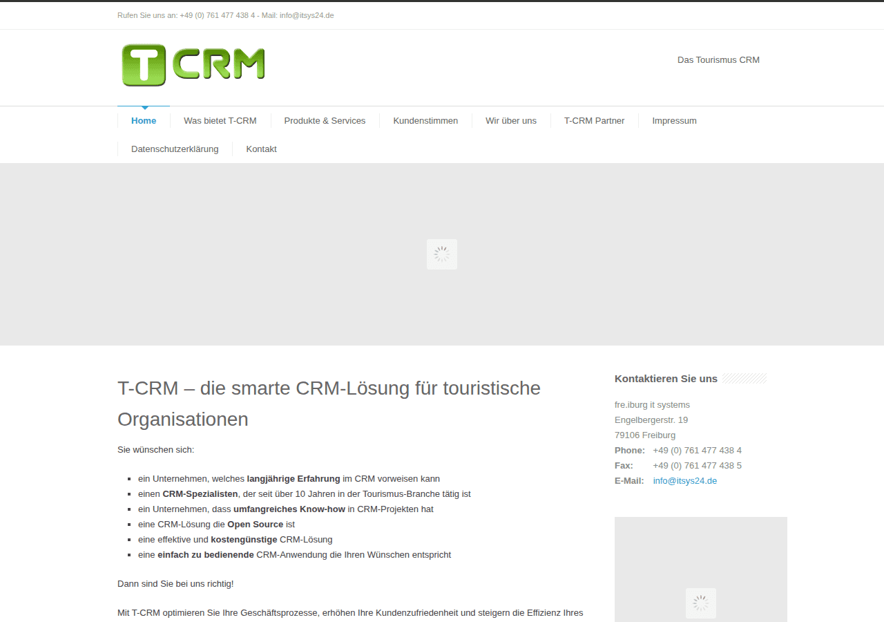 Screenshot of t-crm.de