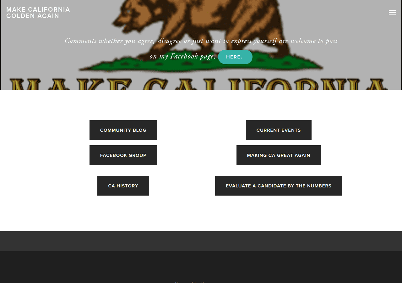 Screenshot of makecagoldenagain.org