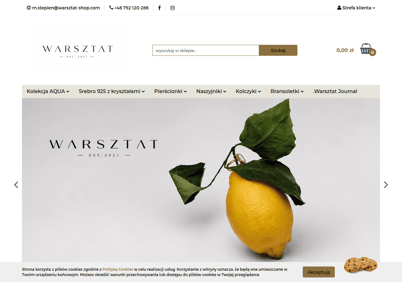 Screenshot of warsztat-shop.com