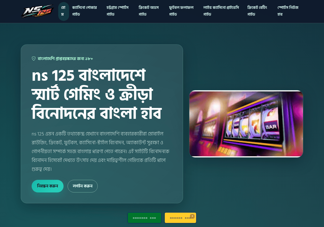 Screenshot of ns125.org