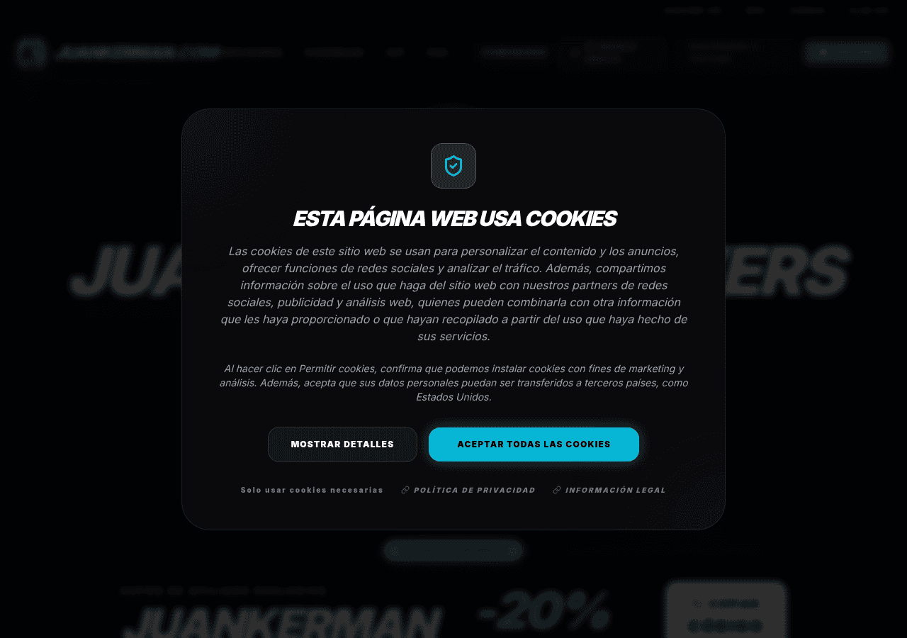 Screenshot of juankerman.com