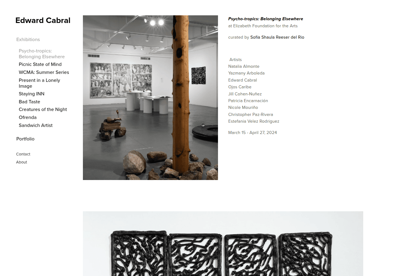 Screenshot of edwardcabral.com